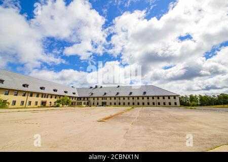 Ordensburg Vogelsang con un cielo nuvoloso Foto Stock