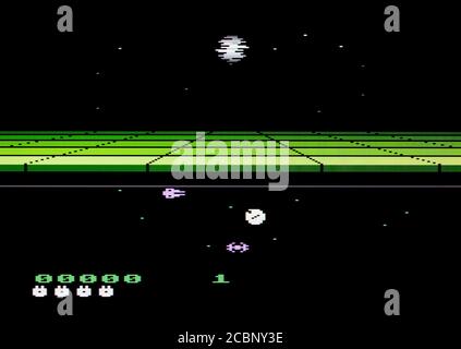 Ritorno di Star Wars della Battaglia Jedi Death Star - Atari 5200 - solo per uso editoriale Foto Stock