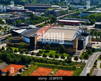 Veduta aerea dell'Arena Oberhausen Foto Stock