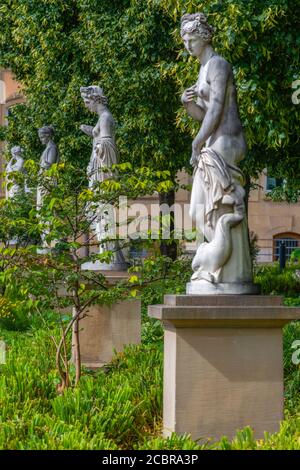 Oberer Schlossgarten o Giardino del Castello superiore, Stoccarda, Stato federale Baden-Württemberg, Germania del Sud, Europa Foto Stock