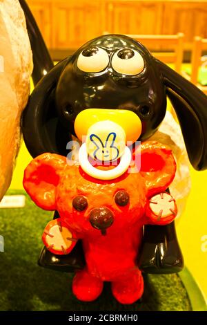 Osaka,Kansai/JAPAN - Oct 01, 2016 : Timmy la figura delle pecore di Shaun la pecora a Expocity, Osaka.JAPAN. Foto Stock