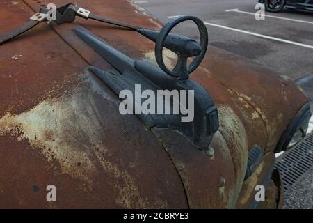 Old Ford Super Deluxe Car circa 1946 Foto Stock