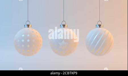 Le Palle di Natale insieme Illustrazione Vettoriale