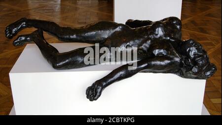 Auguste Rodin (1840-1917). Escultor francés. El mártir, ampliación, 1899. Bronce. Fundición Alexis Rudier. Museo Rodin. París. Francia. Foto Stock