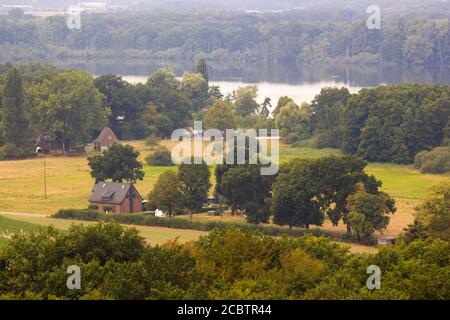 Laghi di Krickenbecker, riserva di Narure, regione del basso Reno, Germania Foto Stock