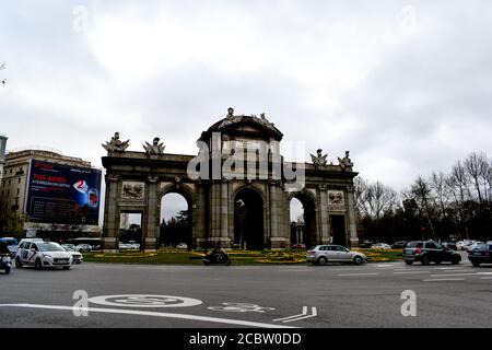 Puerta de Alcala Foto Stock