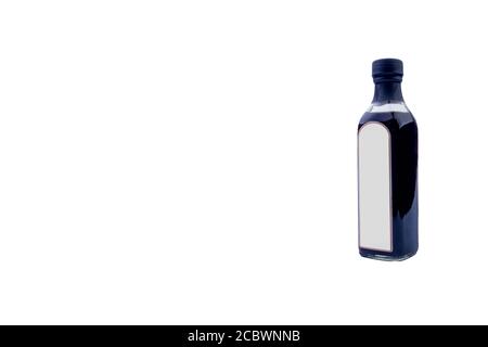 Isolamento flacone su sfondo bianco Foto Stock