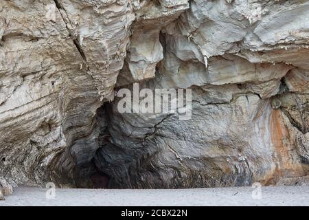 Grotta Cala Luna nell'isola di Sardegna Foto Stock