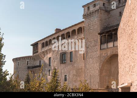 castello cuellar a segovia spagna Foto Stock