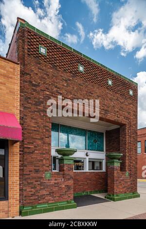 Land and Loan Office Building progettato da Louis Sullivan Foto Stock