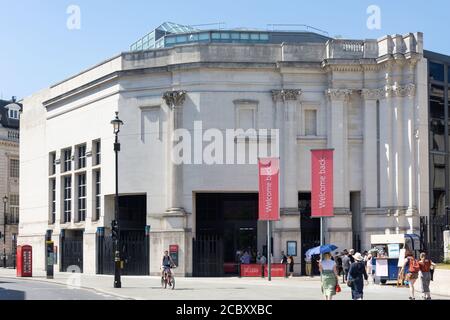 La Sainsbury Wing, la National Gallery, Trafalgar Square, City of Westminster, Greater London, England, Regno Unito Foto Stock
