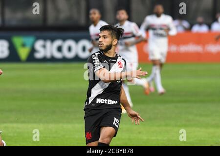 Rio, Brasile - 16 agosto 2020: Andrey giocatore in partita tra Vasco e Sao Paulo dal campionato brasiliano nello stadio Sao Januario Foto Stock