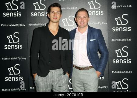 John Caldwell all'evento Sensis x Vivid Sydney CEO Club presso il Museum of Contemporary Art Australia (MCA), The Rocks, Sydney, 2000 Foto Stock