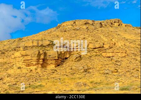 Spagna, Comunità autonoma di Aragona, provincia di Huesca, Pirenei, Loporzano, montagne del Monte Aragona Foto Stock