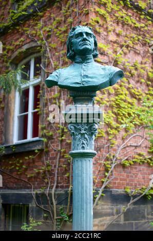 In Germania, in Baviera, Statua di Franz Liszt Foto Stock