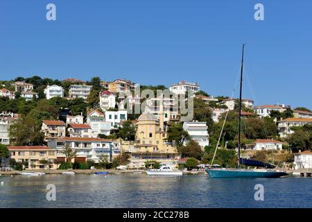 Turchia, Istanbul, vista di Burgazada isola Foto Stock