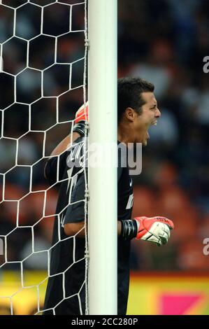 Milano Italia, 16 settembre 2006, Stadio 'G.MEAZZA SAN SIRO', Campionato Serious Football A 2006/2007, FC Inter - UC Sampdoria : Julio Cesar durante la partita Foto Stock