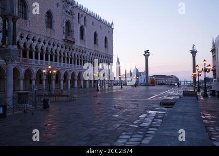 L'Italia, Venezia, Piazza San Marco, Palazzo Ducale Foto Stock