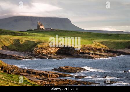 Mullaghmore, Ireland-Jul 31, 2020: Classiebawn Castle nella contea di Mullaghmore Sligo Ireland Foto Stock