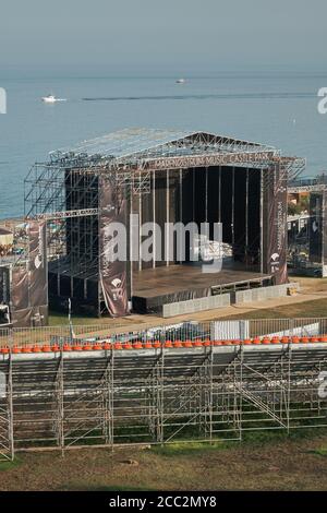 Mare Nostrum Music Castle Park (estate 2018). Fuengirola, Málaga, Spagna. Foto Stock