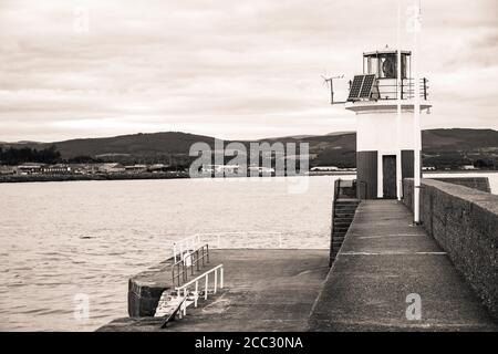 Fotografia di alta qualità della costa di Wicklow in Irlanda Foto Stock