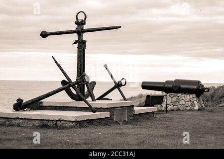 Fotografia di alta qualità della costa di Wicklow in Irlanda Foto Stock