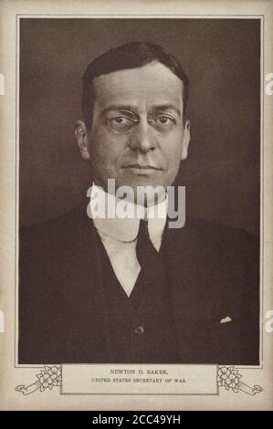Newton Diehl Baker Jr. (1871 – 1937) è stato un . Servì come trentasettesimo sindaco di Cleveland, Foto Stock