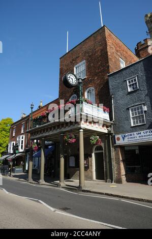 Moot Hall, Maldon, Essex, è stato costruito nel XV secolo. Foto Stock