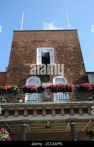 Moot Hall, Maldon, Essex, è stato costruito nel XV secolo. Foto Stock