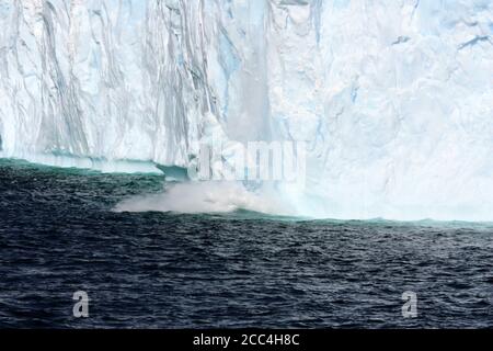 Iceberg tabulare in Antartide Foto Stock