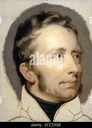 William i (1772-1843), re dei Paesi Bassi, dipinto ritratto incompiuto di Charles Howard Hodges, 1815-1816 Foto Stock