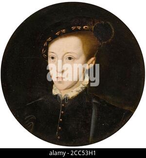 Edoardo VI (1537-1553), re d'Inghilterra, da ragazzo, ritratto dipinto intorno al 1550 Foto Stock
