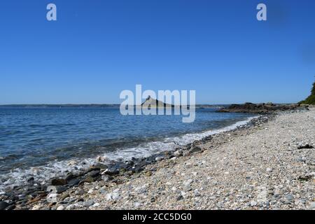 Delicato lavaggio delle maree a Boat Cove Foto Stock