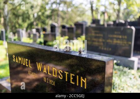 Il Cimitero Ebraico di Třebíč dalla prima metà del 17 ° secolo incluso nella lista del Patrimonio Mondiale dell'UNESCO nel 2003 Foto Stock