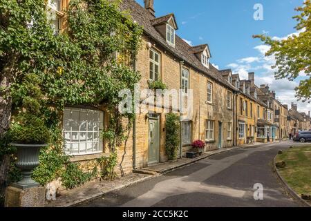 La città di Cotswold di Stow on the Wold Foto Stock