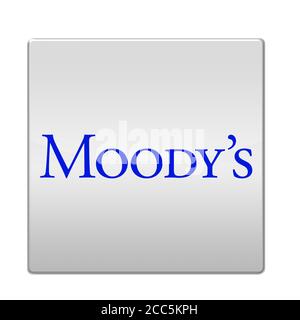 Logo Moody's Corporation Agency Foto Stock