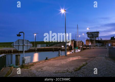 Porto di Meldorf Foto Stock