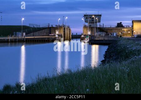 Porto di Meldorf Foto Stock