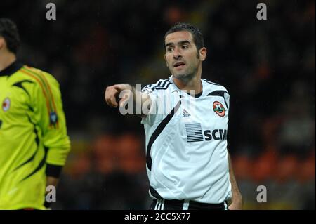 Milano Italia, 24 ottobre 2007,' Stadio SAN SIRO', UEFA Champions League 2007/2008 , AC Milan - FC Shakhtar : Cristiano Lucarelli durante la partita Foto Stock