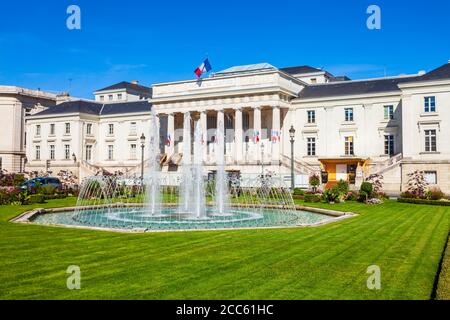 Palais de Justice o Courthouse nella città di Tours, Valle della Loira di Francia Foto Stock