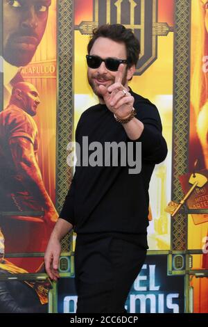 LOS ANGELES - MAGGIO 19: Charlie Day all'Hotel Artemis Premiere al Teatro Bruin il 19 Maggio 2018 a Westwood, CA Foto Stock