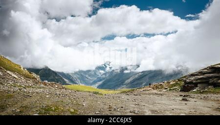 Indiano Himalaya - Passo Rohtang o Rohtang la, 3978 m Foto Stock