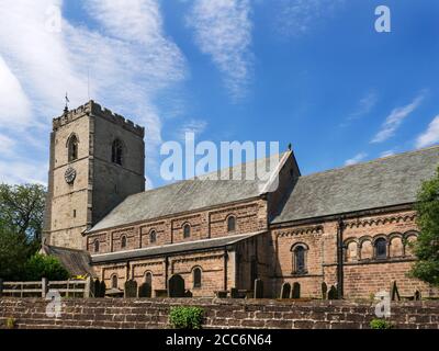 Chiesa di tutti i Santi a Spofforth vicino Harrogate North Yorkshire Inghilterra Foto Stock