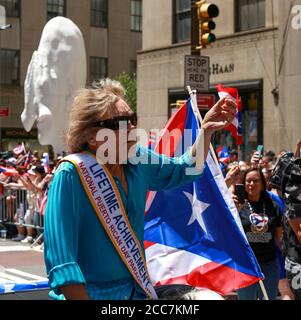 Parata di un giorno a Puerto Rican a New York Foto Stock