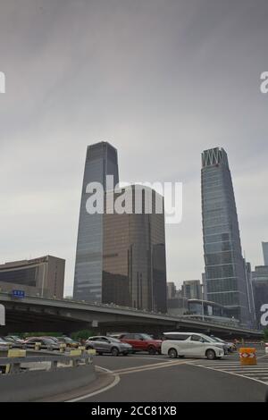 Quartiere degli affari di Pechino, Cina Foto Stock