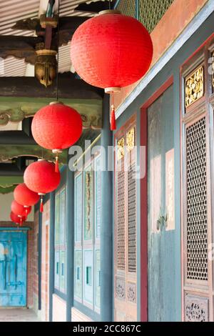 Taichung, Taiwan - Lanterna al Wufeng Lin Family Mansion and Garden a Taichung, Taiwan. Foto Stock