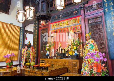 Tainan, Taiwan - Ji Dian Wu Miao a Tainan, Taiwan. Il tempio fu costruito nel XVII secolo durante il periodo Zheng della Dinastia Ming. Foto Stock