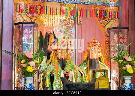 Tainan, Taiwan - Ji Dian Wu Miao a Tainan, Taiwan. Il tempio fu costruito nel XVII secolo durante il periodo Zheng della Dinastia Ming. Foto Stock