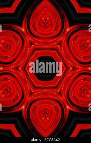 Disegno senza cuciture a colori. Ripetizione della texture acquerello. Inchiostro sfondo giapponese testurizzato. Design etnico in acquarello dipinto a mano. Stile rustico. Nero, oro, o. Foto Stock