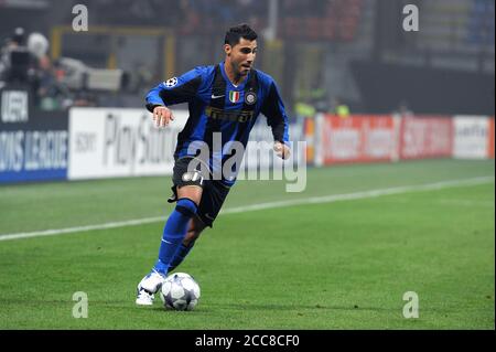 Milano Italia, 21 ottobre 2008,' G.Meazza' Stadium, UEFA Champions League 2008/2009, FC Inter - FC Anortosis Famagosta : Ricardo Quaresma in azione durante la partita Foto Stock